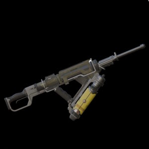 TX‑41 Sterilizer flamethrower replica from Helldivers 2 with rugged industrial detailing.
