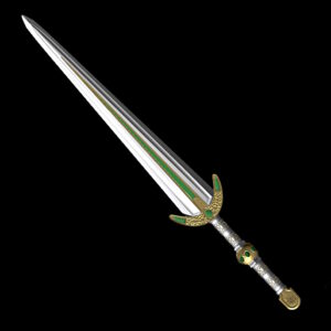 Darkbringer sword replica from Crimson Desert with dark‑steel finish and game‑accurate detailing.